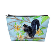 8.5 x 6 in. Fox Squirrel Pouch Multicoloured by Betsy Drake – Size 85, Multicoloured, Model PC1069