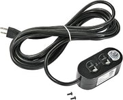 Global Industrial Dual Sided Electrical Outlet, 15'L Cord, 4 Outlets