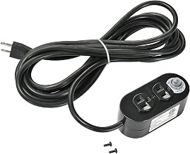 Global Industrial Dual Sided Electrical Outlet, 15'L Cord, 4 Outlets