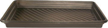 UltraTech 1032 Polyethylene Ultra-Utility Tray, 24 Gallon Capacity, 52-1/4" Length x 28-1/4" Width x 5" Height, Black