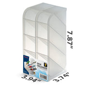 Desk Organizer Set by Officemate – 8" x 8" (Rectangular), 8 unknown_modifier, PP plastic, Translucent, Model 21542