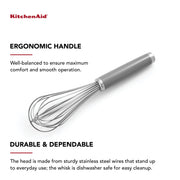 KitchenAid Gray / 10.5-Inch (Pack of 12) / Classic Whisks