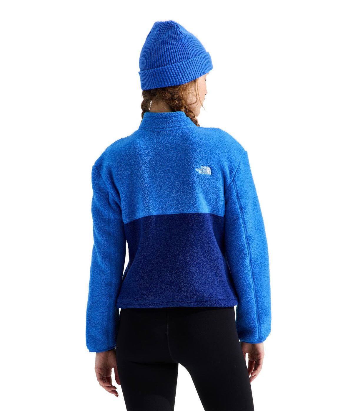 Yumiori Quarter Zip Jacket by The North Face – Polyester, Bold Blue/Active Blue, Model NF0A8E89