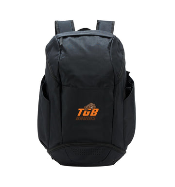 Trevor Browne Bruins Sport Backpack by Trevor Browne High School, Phoenix, AZ 85033 – One Size Fits Most, Polyester PVC, Black