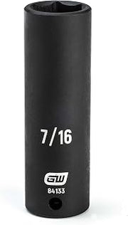 GEARWRENCH 1/4" Drive 6 Point Deep Impact SAE Socket 7/16" - 84133