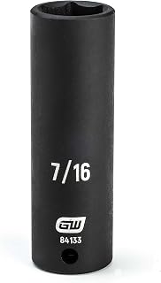 GEARWRENCH 1/4" Drive 6 Point Deep Impact SAE Socket 7/16" - 84133