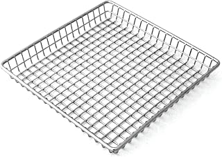 G.E.T. 4-83599 Stainless Steel Metal Rectangular Wire Serving Tray Stainless Steel Wire Baskets Collection