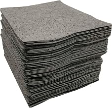 Global Industrial Universal Sorbent Pads, Lightweight, 15"L x 18"W, Gray, 200/Pack
