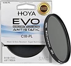 EVO Antistatic 77mm Circular Polarizer - 16-Layer SMC Coating | Premium Optical Glass, 5mm Low-Profile Aluminum Frame - Stain & Scratch Resistant - Enhances Clarity & Vibrant Colors