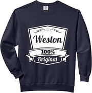 Weston Gift/Weston Personalised Name Birthday Comfort Colors Adult Sweatshirt