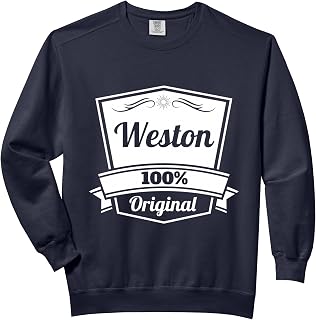 Weston Gift/Weston Personalised Name Birthday Comfort Colors Adult Sweatshirt