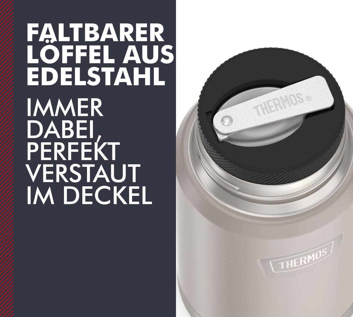 THERMOS Beige / Sandstone Mat / 710 ml / Modern / Contemporary Insulated Food Jars