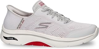 Skechers Slip-ins: Go Walk Arch Fit 2.0 - Simplicity 2.5 Men's Shoes, Grey/Black/Red - 216604-LTGY