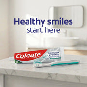 Baking Soda and Peroxide Whitening Toothpaste Gel by Colgate – 6 Ounce (Pack of 3), Frosty Mint, Pack of 3, Model US06842A