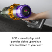 V15 Detect Cordless Vacuum by Dyson – 0.2 gallons, Yellow/Nickel, Model 626417-01