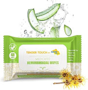 Diamond Wipes Tender Touch Hemorrhoid Wipes with Witch Hazel & Aloe - 1-Pack, 48 Count