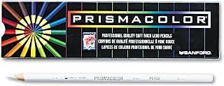 Prismacolor 3365 Premier Colored Pencil White Lead/Barrel Dozen