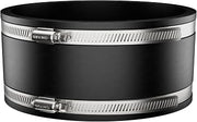 Fernco P1001-1010 Clay Pipe Flexible Coupling Connector Sewer and Drain Coupler Adapter 10" X 10" Black