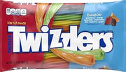 Twizzlers Twists Rainbow Flavored Licorice Style, Chewy Candy Bag, 12.4 oz