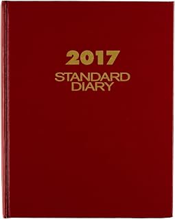 AT-A-GLANCE Diary 2017, Daily, Standard, 7-1/2 x 9-7/16", Red (SD37413)