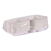 ECO PRODUCTS 8" 3 Compartment / White / Classic Clamshell Take Out Containers
