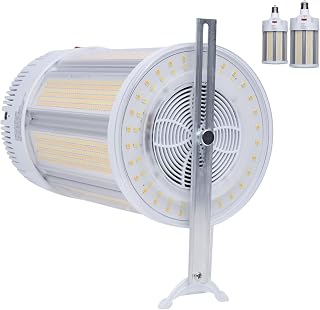 Satco S23136 LED Corncob Bulb, 270W/200W/135W, 600W HID Replacement, EX39 Mogul Extended Base, 120-277V, 3000K/4000K/5000K CCT Selectable, Type B Ballast Bypass, DLC Listed, Damp Location (2 Pack)