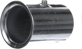 Component Hardware Zinc Plated Steel Leg Socket With Flanged Top - 1-5/8" x 3"H