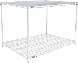 ESD, 2 Tier, Wire Shelving Starter Unit, 60W X 36D X 34H