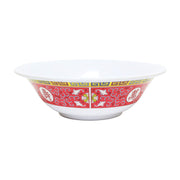 Longevity melamine dinnerware collection 24 oz by Thunder Group – 24.0 ounces, Melamine, White Red Yellow, Model 5107TR