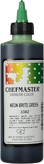 Chefmaster Airbrush Spray Food Color, 9-Ounce, Neon Brite Green