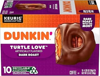 Dunkin' Turtle Love Flavored K Cups, 10 Count