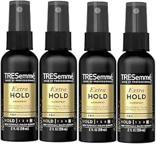 TRESemmé Extra Hold Hairspray 24H Touchable Hold & Anti-Frizz Styling 59 mL, 4-Pack