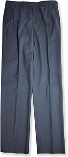Brooks Brothers Mens Madison Fit Pleated Unfinished Saxxon Wool Pants, (55153 Charcoal, 37 Regular)