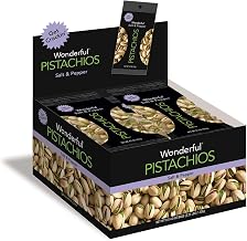 Wonderful Salt and Pepper Pistachio, 4.5 Ounce -- 24 per case.