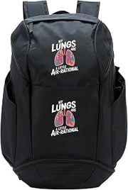 Air-Rational - Lung Cancer Awareness Asthma Awareness Sport Backpack