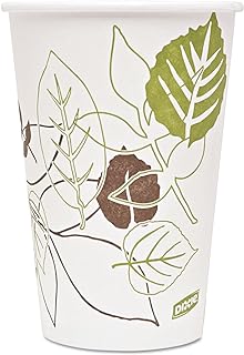 Georgia-Pacific Dixie Disposable Paper Hot Coffee Cup, 2346PATH, 50 Cups Per Sleeve, 20 Sleeves Per Case, 16 oz.