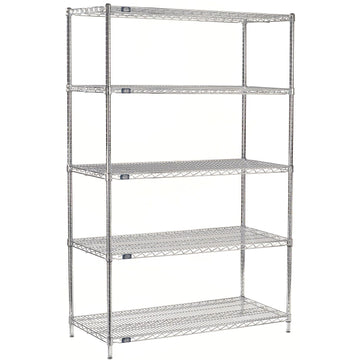 5 Shelf by Global Industrial – Alloy Steel, Silver, Model 14426C5