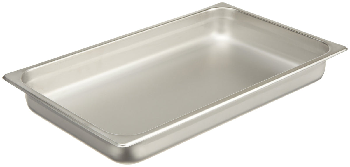 Browne Full-Size 9 qts Octave Rectangular Food Pan by Browne Foodservice – rectangular, 9.0 quarts, Stainless Steel, Silver, Model 575170-1