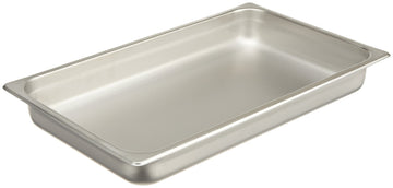 Browne Full-Size 9 qts Octave Rectangular Food Pan by Browne Foodservice – rectangular, 9.0 quarts, Stainless Steel, Silver, Model 575170-1