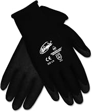 Ninja HPT PVC Coated Nylon Gloves, 15 Gauge, Medium, Black, N9699M