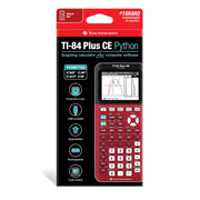 TI-84 Plus CE Color Graphing Calculator by Texas Instruments – Small, Plastic, Radical Red, Model 84CEPY/FC/1L1/E3