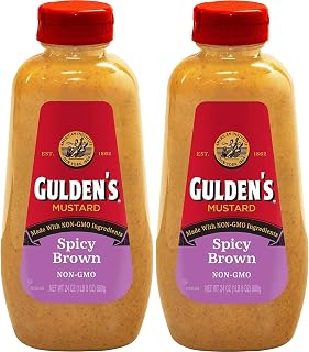 Gulden's spicy brown mustard 2/24 oz (pack of 2)