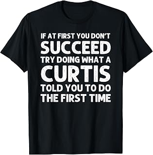 Curtis Funny Surname Family Tree Birthday Reunion Idea T-Shirt