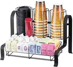 Cal Mil 1594-13 Soho Condiment Organizer, 15.75" Width x 12" Depth x 12" Height, Black