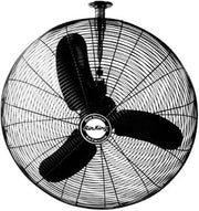Air King 9374 24-Inch Industrial Grade Oscillating Ceiling Mount Fan, 1/3-Horsepower, Black Finish