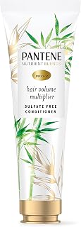 Pantene Sulfate Free Conditioner, Volumizing conditioner for fine or flat hair with Bamboo, Color Safe, 8.0 oz