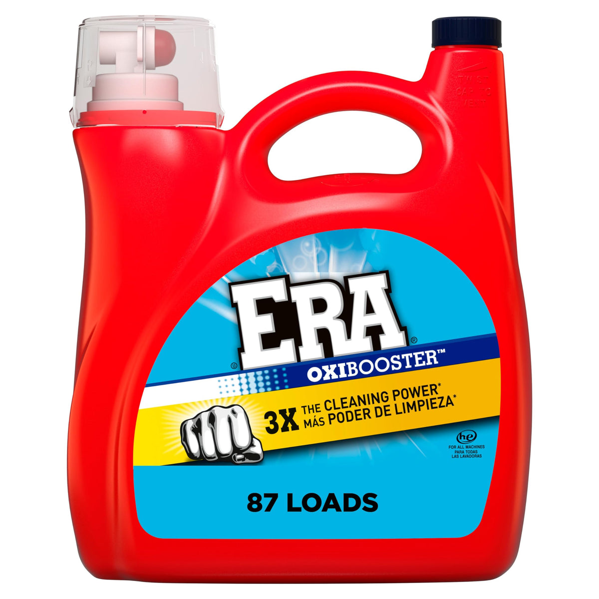 Oxibooster Liquid Laundry Detergent by Era – 154 Fl Oz (Pack of 1), Model P_8687