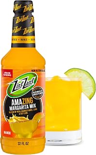 Zing Zang Mango Margarita Mix (32 Fl Oz, Pack of 1) Cocktail Mixer | Amazing | Non-Alcoholic Mixer