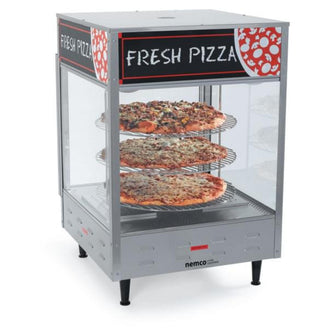 () 19" Pizza Merchandiser w/ Controlled Humidity by Nemco – Stainless Steel, Multicolor, Model 6450-4