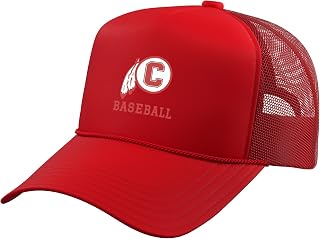 Carlisle High School Blue Aces Baseball Trucker Hat with Adjustable Mesh Back
